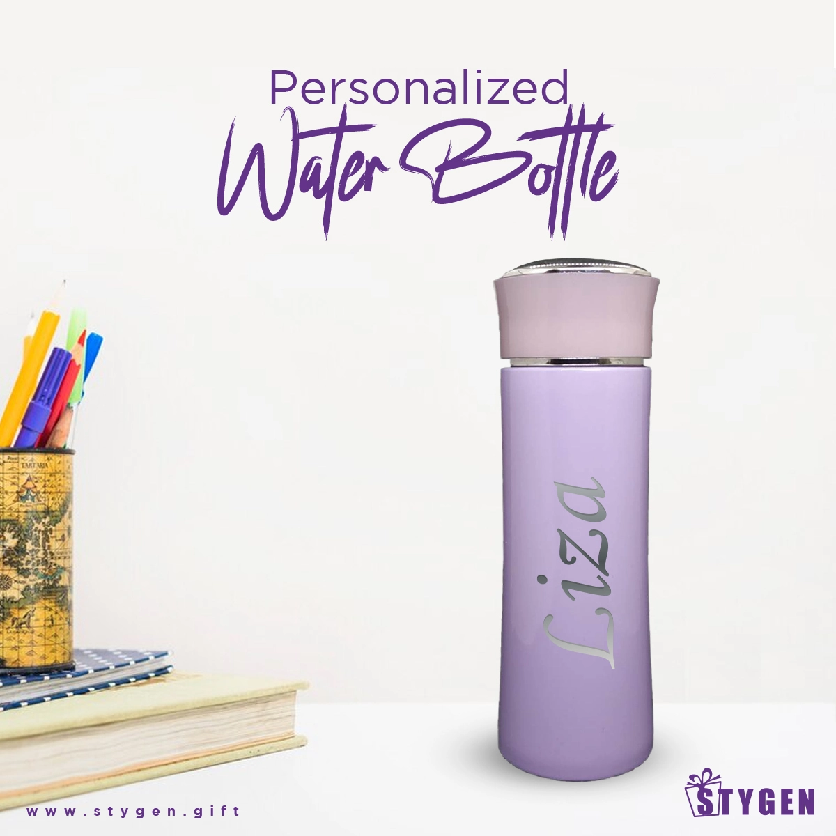 Personalized Thermos Water Bottle for your loved one (05)